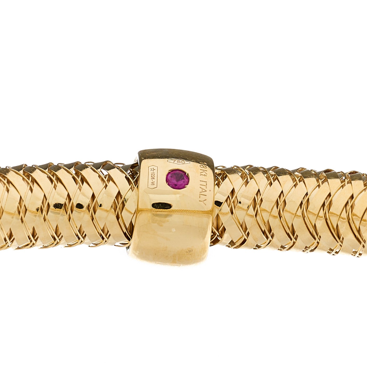 18K Yellow Gold Primavera Flex Bangle Bracelet