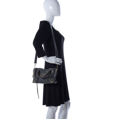 Balenciaga Agneau Giant 12 Gold Hardware Mini City Gris Fossile 2 of 9