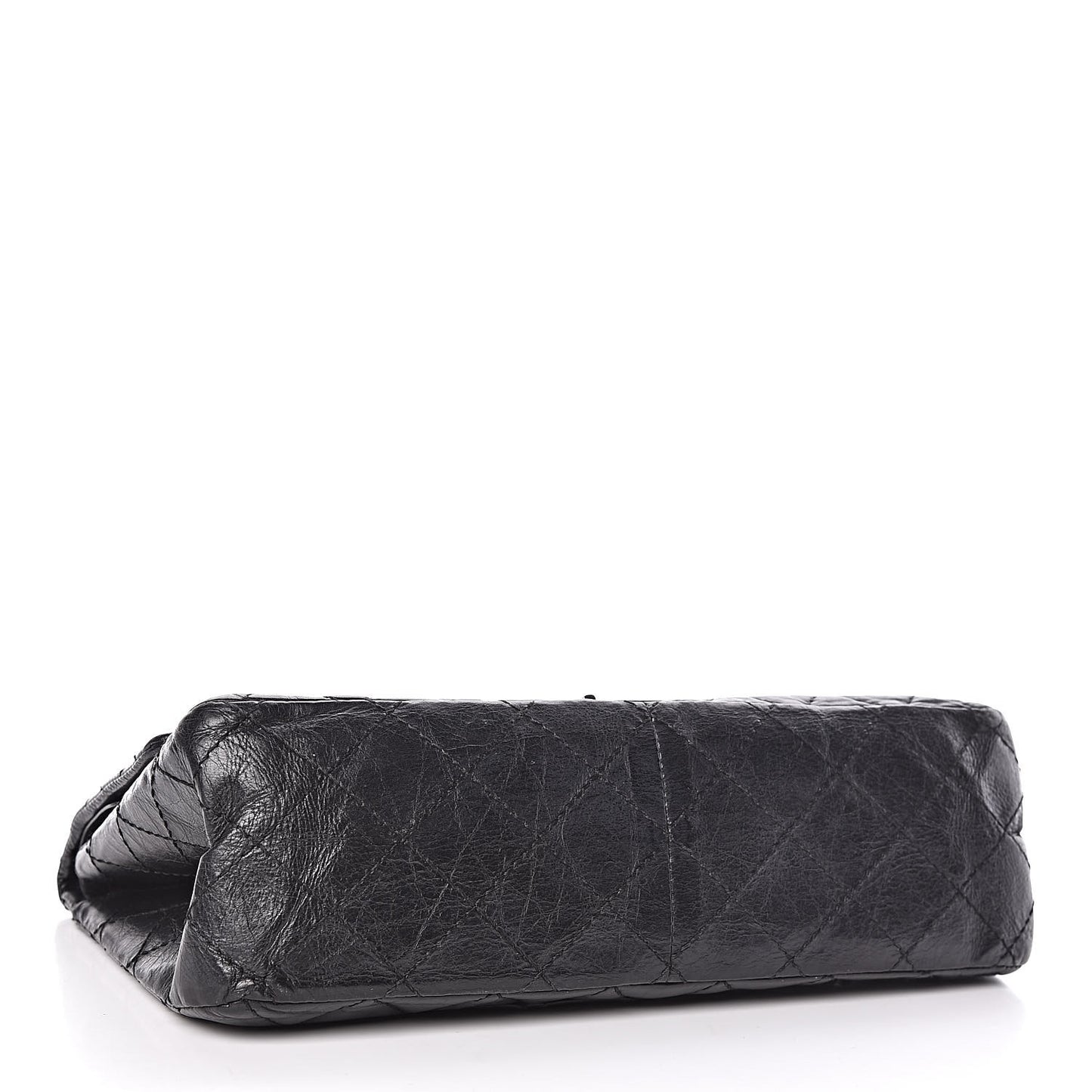 Aged Calfskin Quilted 2.55 Reissue 226 Flap Black