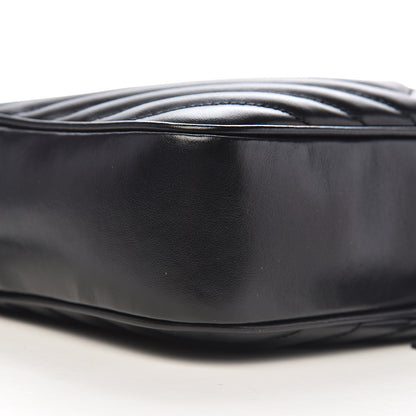 Saint Laurent Calfskin Matelasse Monogram Lou Camera Bag Black 7 of 9