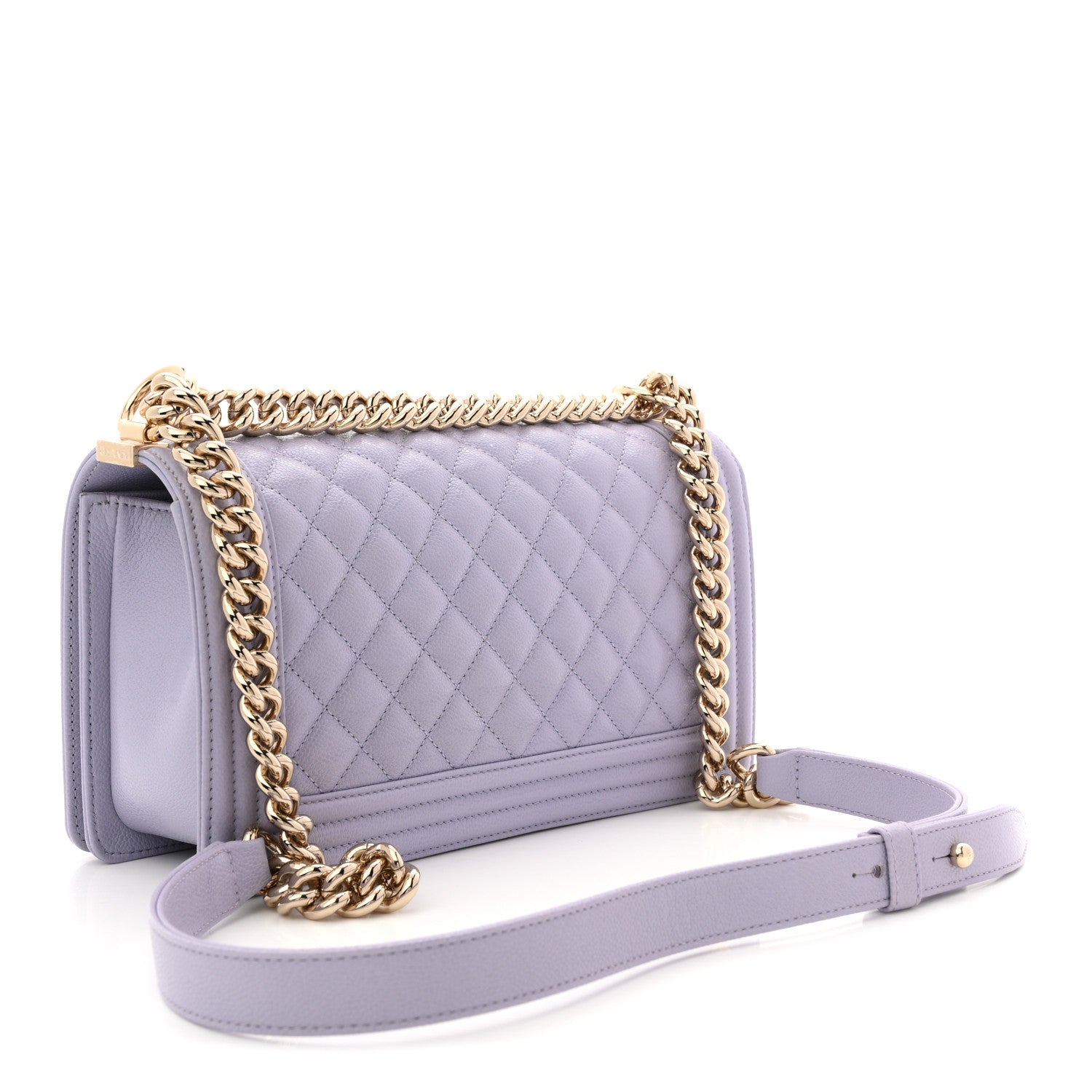 Chanel Caviar Quilted Medium Boy Flap Light Purple 3 of 10