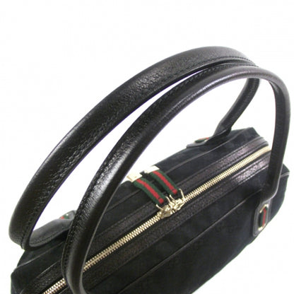 Gucci Monogram Small Princy Satchel Black 6 of 10
