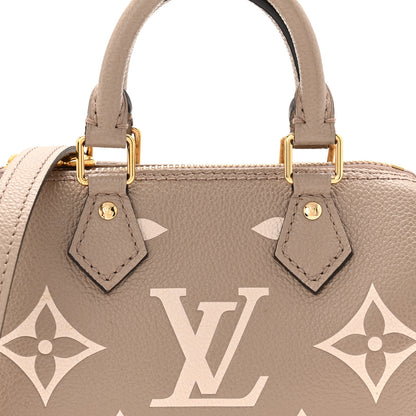 Louis Vuitton Empreinte Monogram Giant Nano Speedy Tourterelle Creme 7 of 10