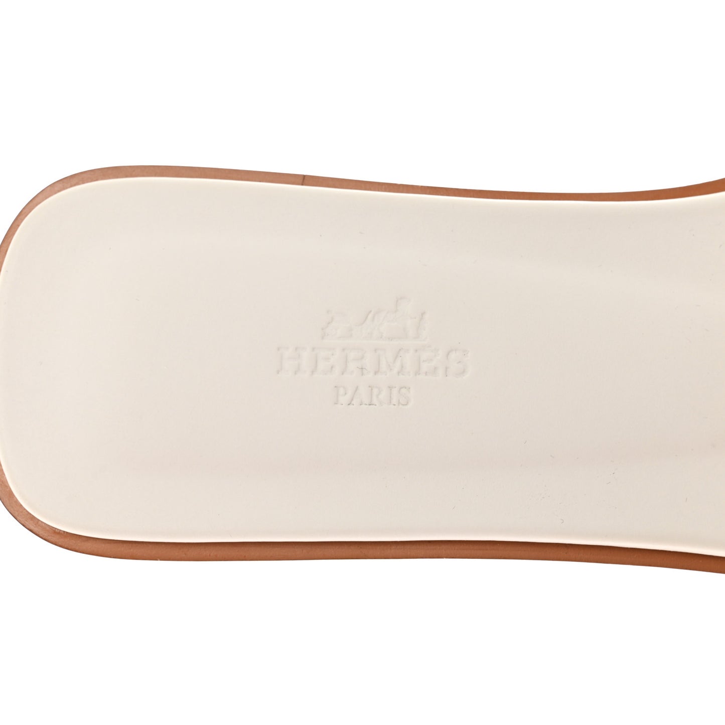 Box Calfskin Oran Sandals 39.5 White