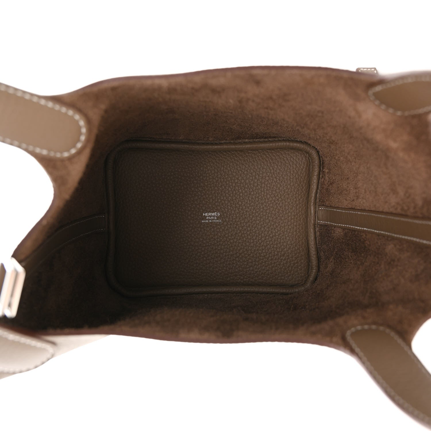 Hermes Taurillon Clemence Picotin Lock 18 PM Etoupe 5 of 10