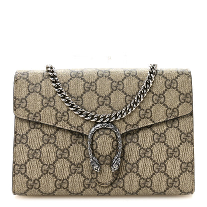 Gucci GG Supreme Monogram Mini Dionysus Chain Wallet 1 of 11