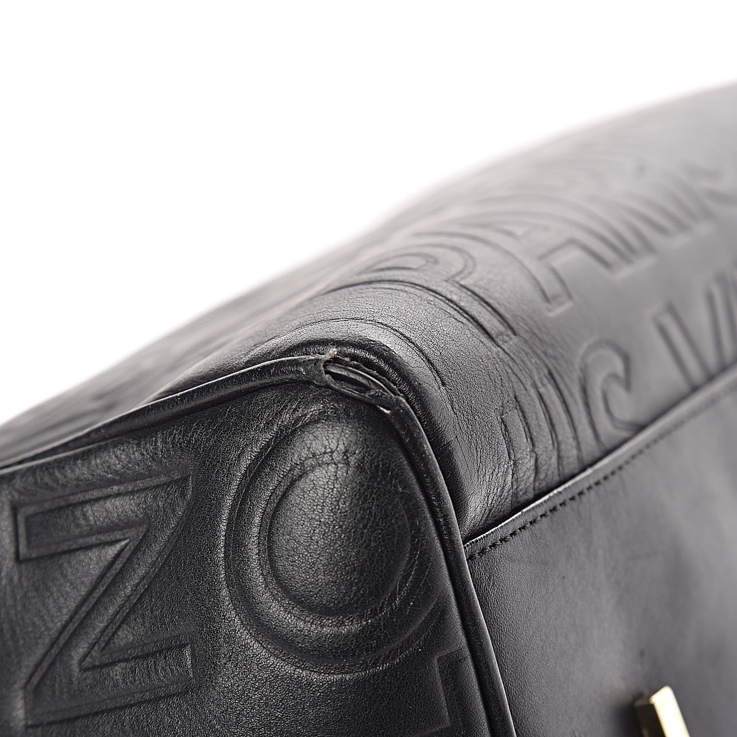 Calfskin Embossed Speedy Cube 30 Black