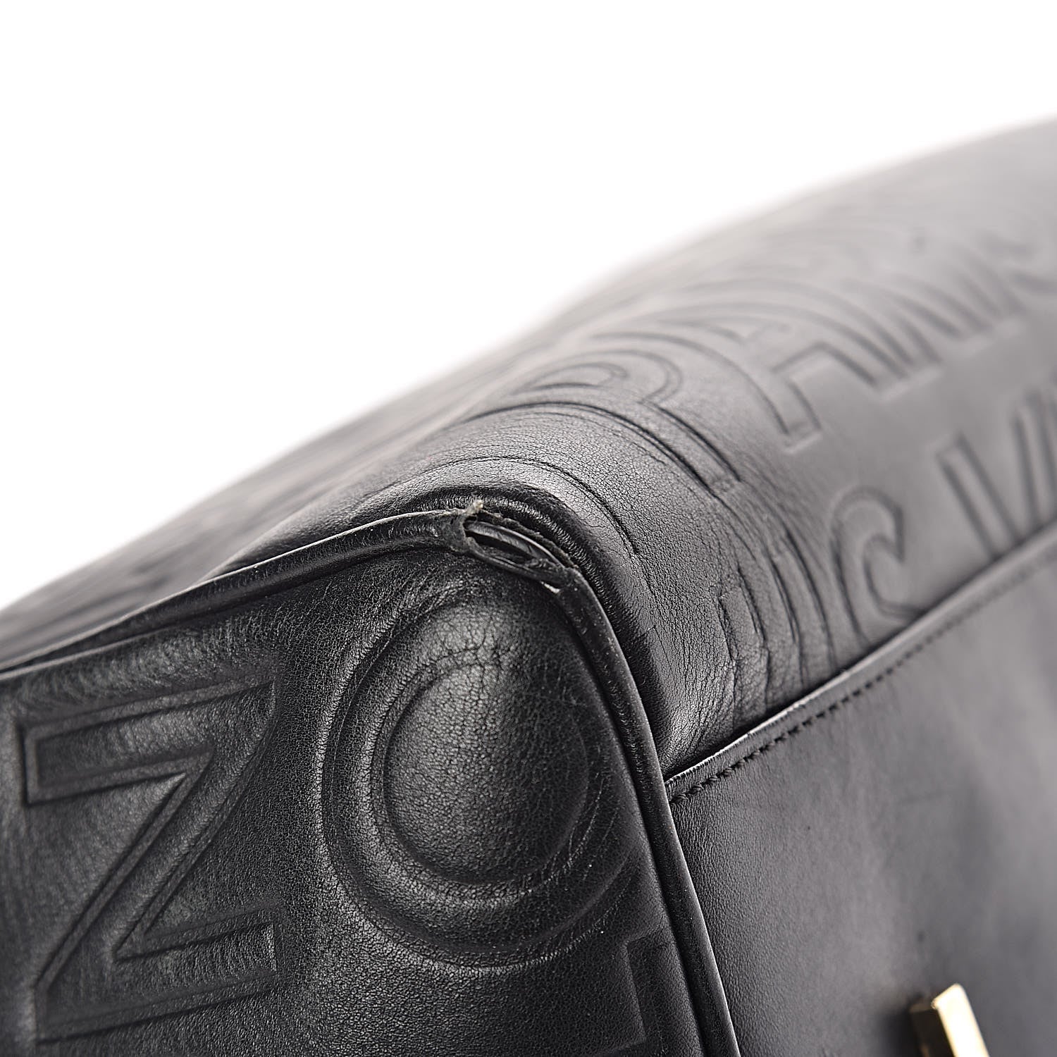 Louis Vuitton Calfskin Embossed Speedy Cube 30 Black 9 of 12