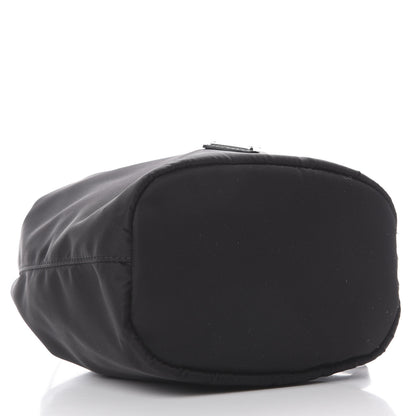 Prada Saffiano Tessuto Nylon Vela Bucket Wristlet Black 3 of 9