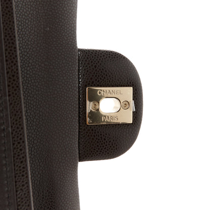 Chanel Caviar Quilted Small Double Flap Dark Brown 7 of 12