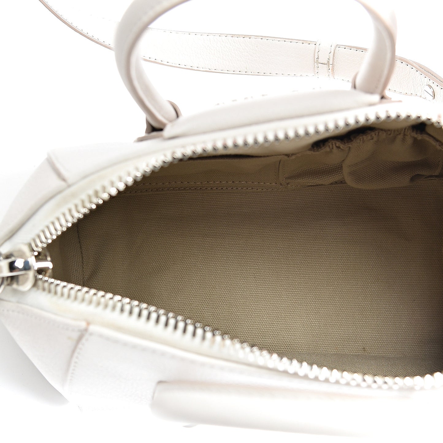 Sugar Goatskin Mini Antigona White