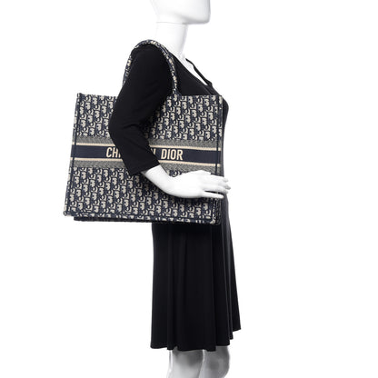 Christian Dior Oblique Book Tote Blue Multicolor 2 of 10