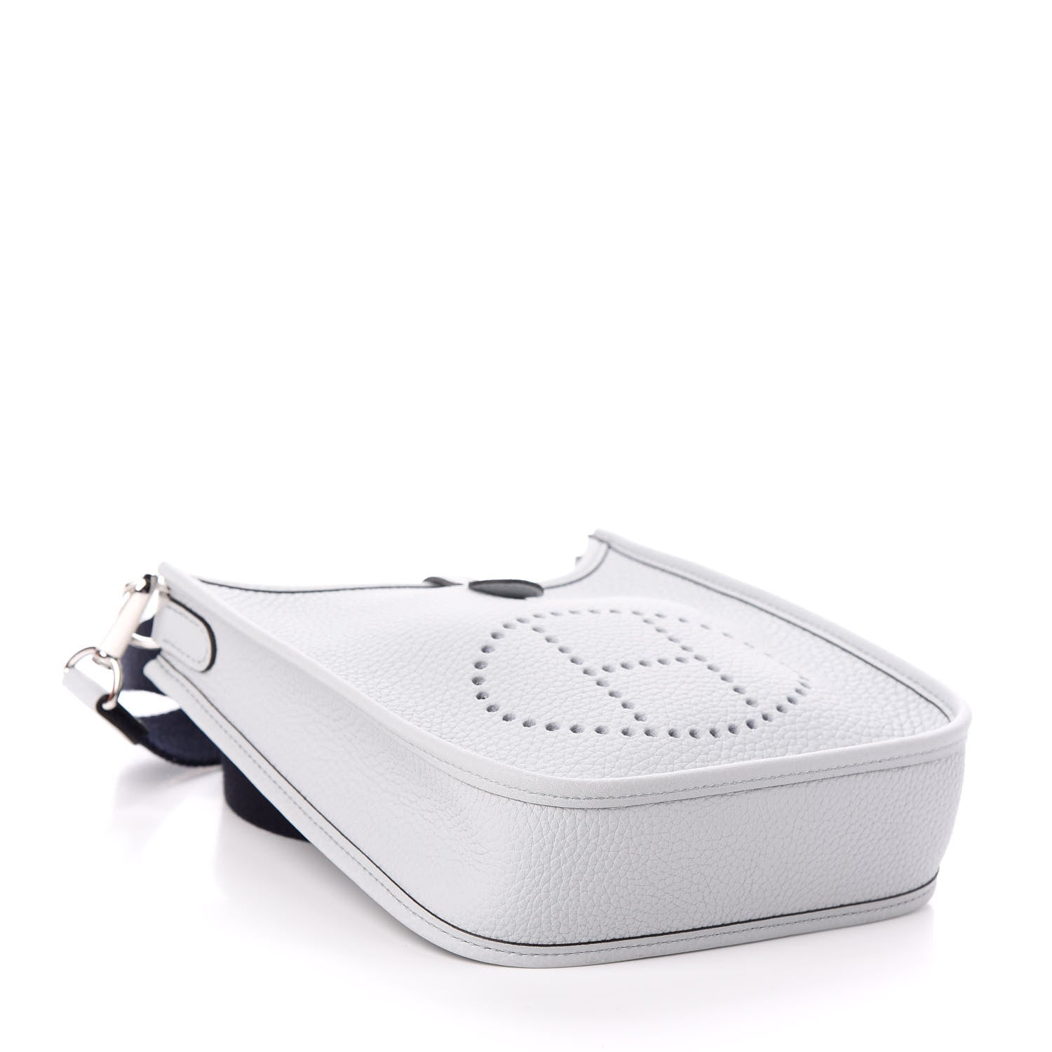 Hermes Taurillon Clemence Amazone Evelyne TPM Bleu Pale Indigo 4 of 8