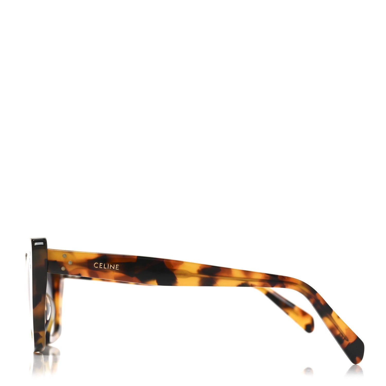 Celine Acetate Cat Eye Sunglasses CL40187I Dark Havana 3 of 7