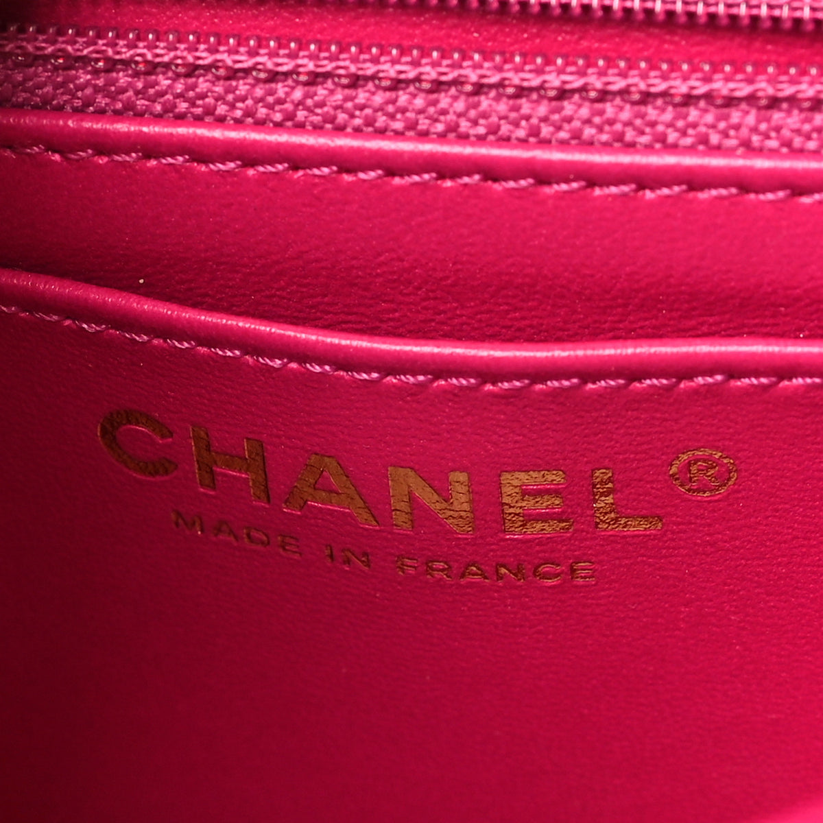 Chanel Aged Calfskin Quilted 2.55 Reissue Mini Flap Fuchsia 6 of 11