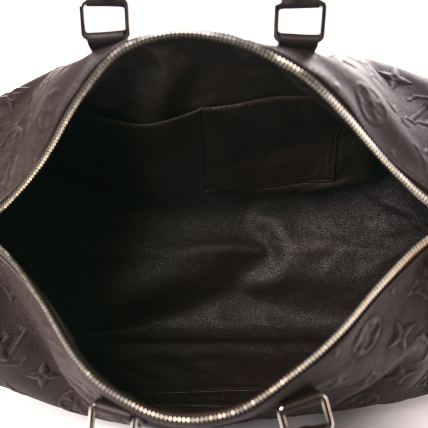 x EDUN Monogram Revelation Keepall 45 Bandouliere Brown