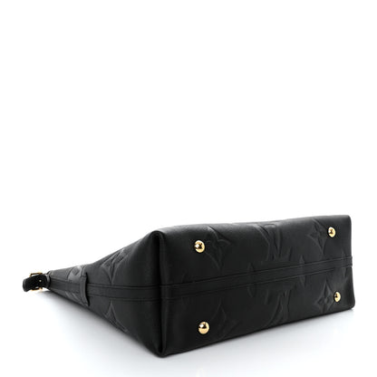 Louis Vuitton Empreinte Monogram Giant CarryAll MM Black 4 of 8