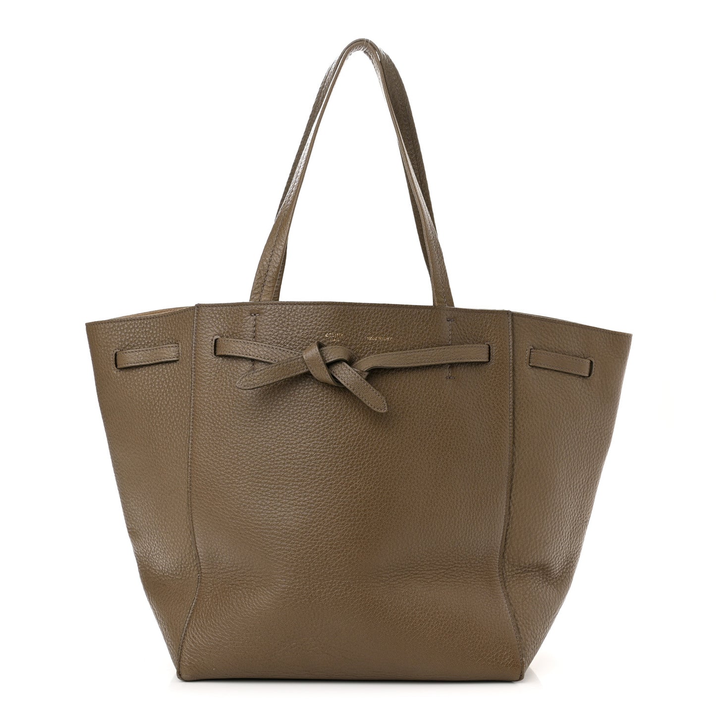 Soft Grained Calfskin Small Belt Cabas Phantom Taupe