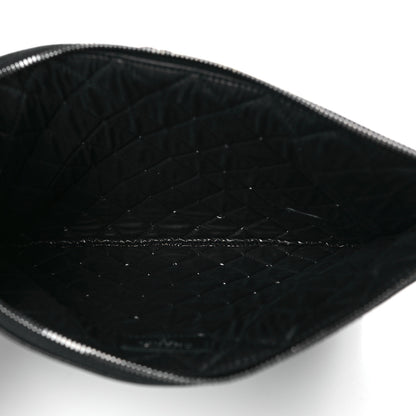 Chanel Caviar Quilted Medium Boy Cosmetic Case Black 4 of 9