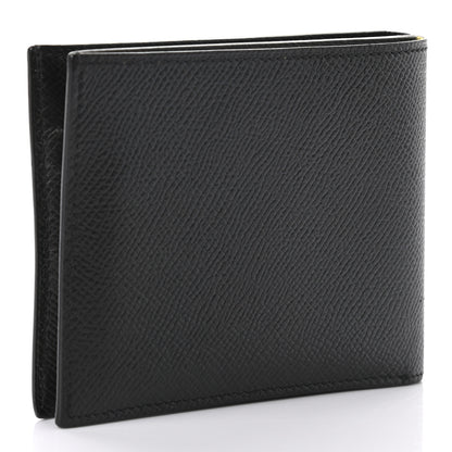 Hermes Epsom Citizen Twill Compact Wallet Black 3 of 8
