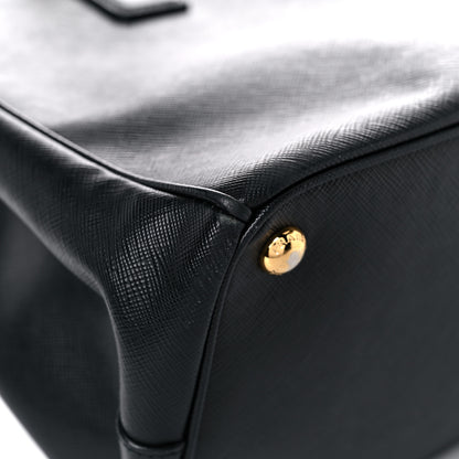 Prada Saffiano Large Galleria Double Zip Tote Black 10 of 27