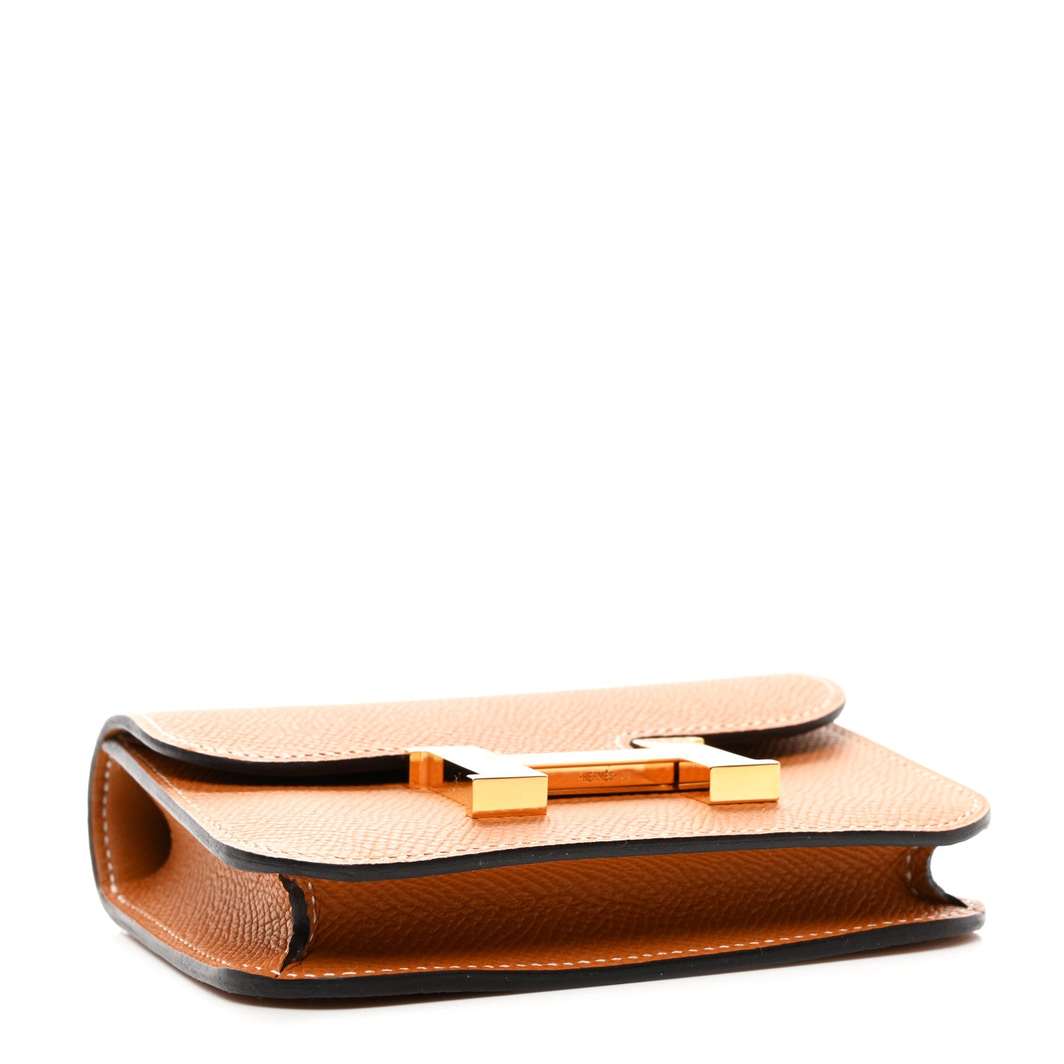 Hermes Epsom Constance Slim Wallet Gold 5 of 9