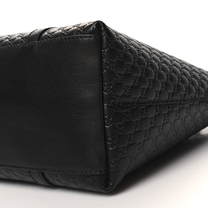 Gucci Soft Microguccissima Small Zippered Satchel Black 10 of 10