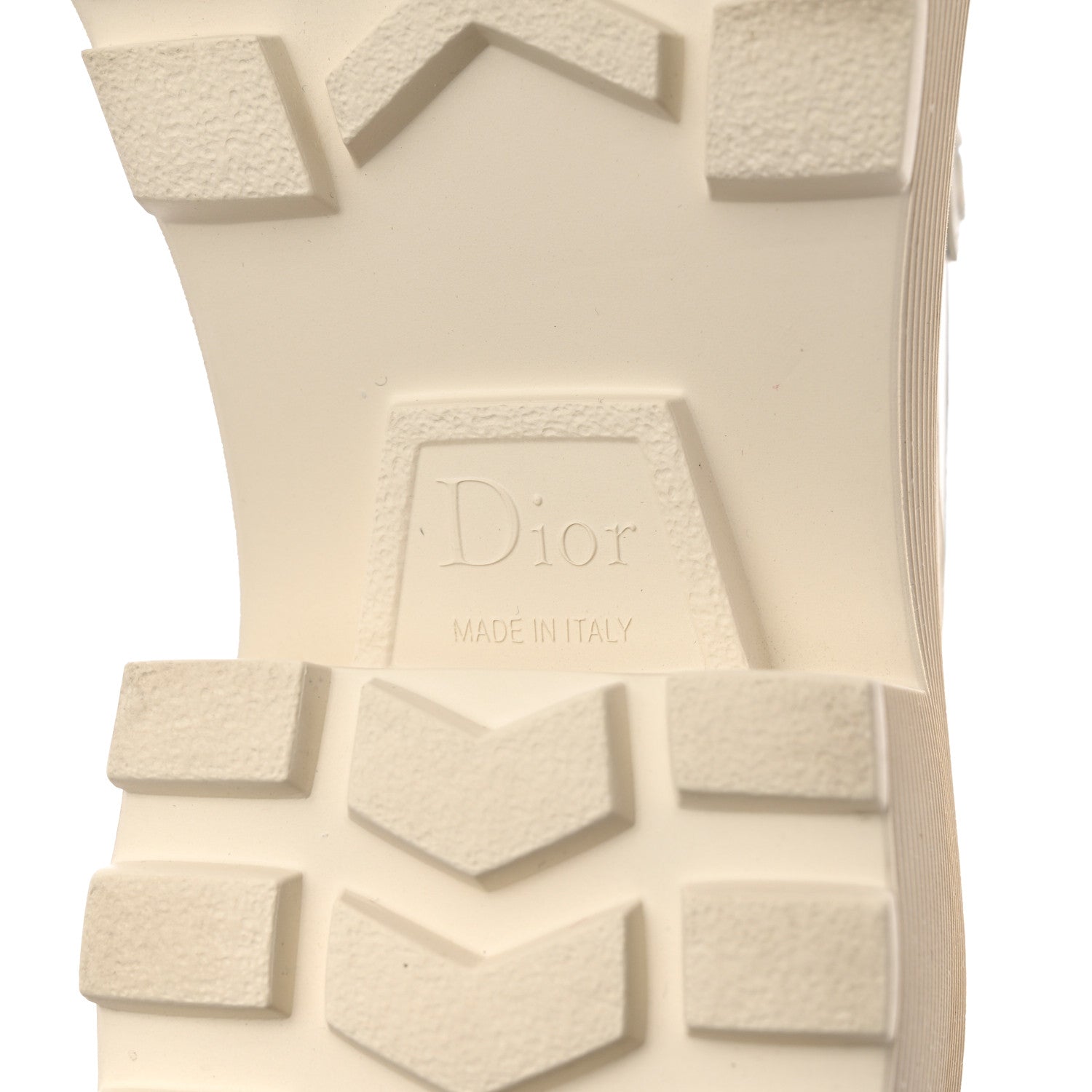 Christian Dior Brushed Calfskin Dior Code Lug Sole Platform 35mm Loafers 37 White 8 of 11