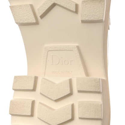 Christian Dior Brushed Calfskin Dior Code Lug Sole Platform 35mm Loafers 37 White 8 of 11