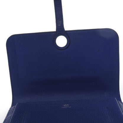 Hermes Togo Dogon Duo Wallet Bleu Electrique 6 of 11