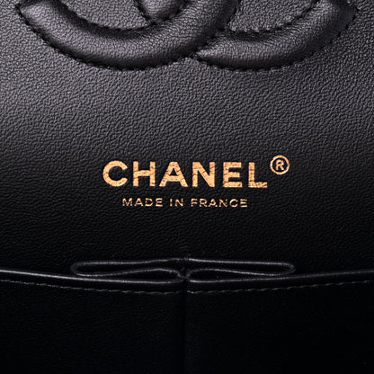 Chanel Lambskin Quilted Medium Double Flap Black 5 of 6