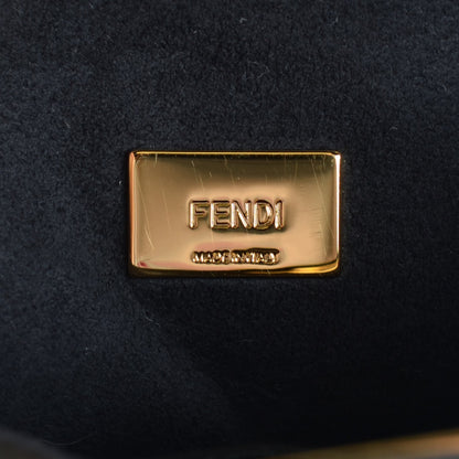 Fendi Nappa Micro Peekaboo Iconic Satchel Black 6 of 8