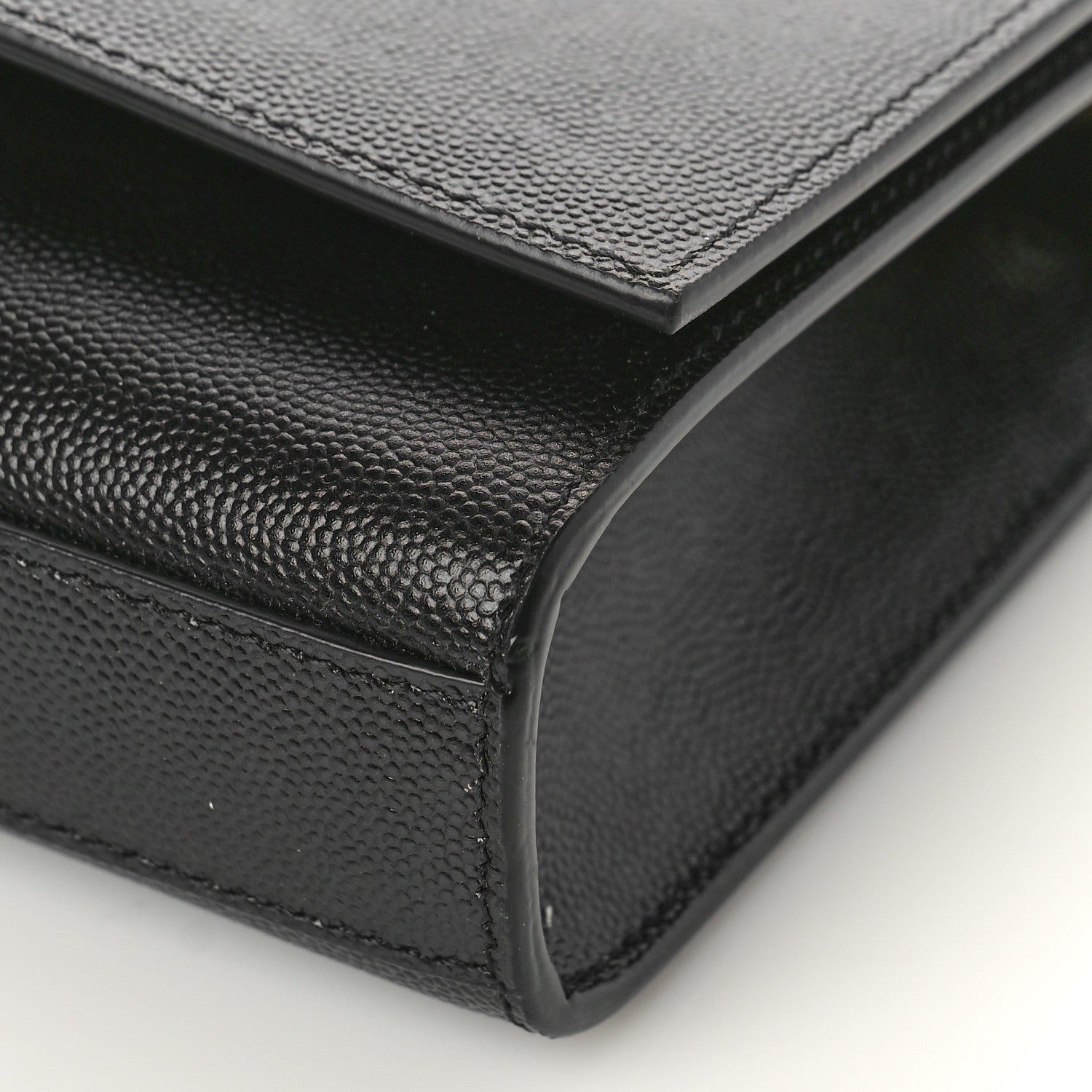 Saint Laurent Grain De Poudre Small Monogram Kate Satchel Black 8 of 8