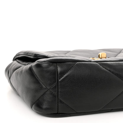 Chanel Goatskin Quilted Medium Chanel 19 Flap Black 9 of 11