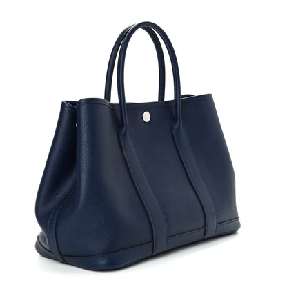 Hermes Epsom Garden Party 30 TPM Bleu Saphir 2 of 4