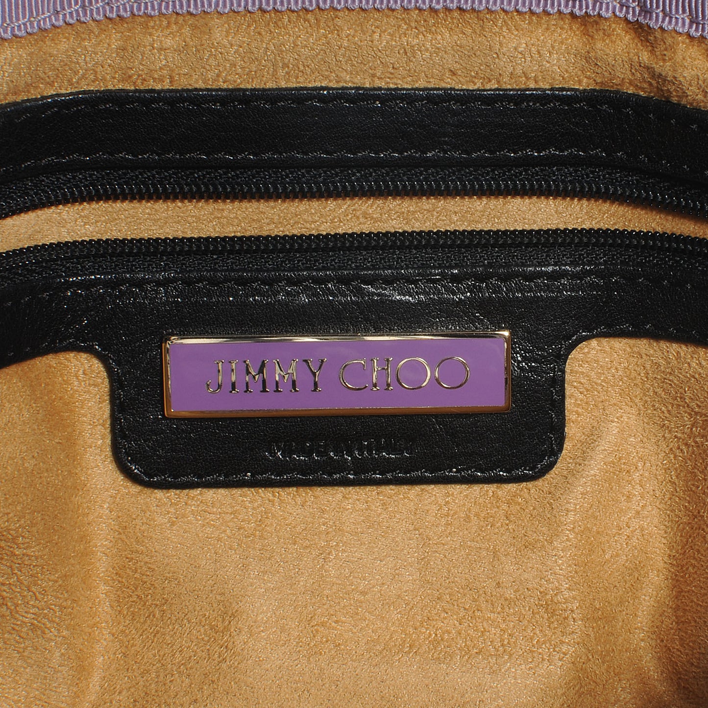 Leather Mave Foldover Clutch Black