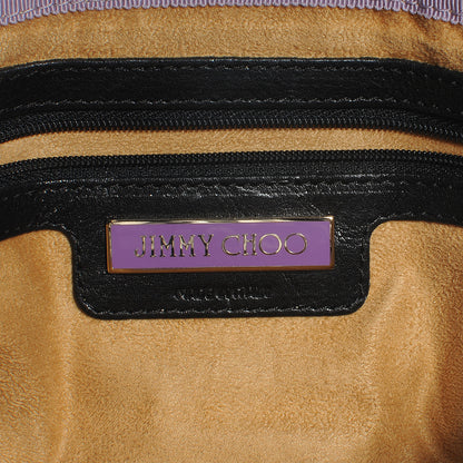 Jimmy Choo Leather Mave Foldover Clutch Black 6 of 7