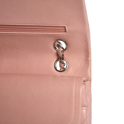 Chanel Lambskin Quilted Medium Double Flap Light Pink 11 of 13