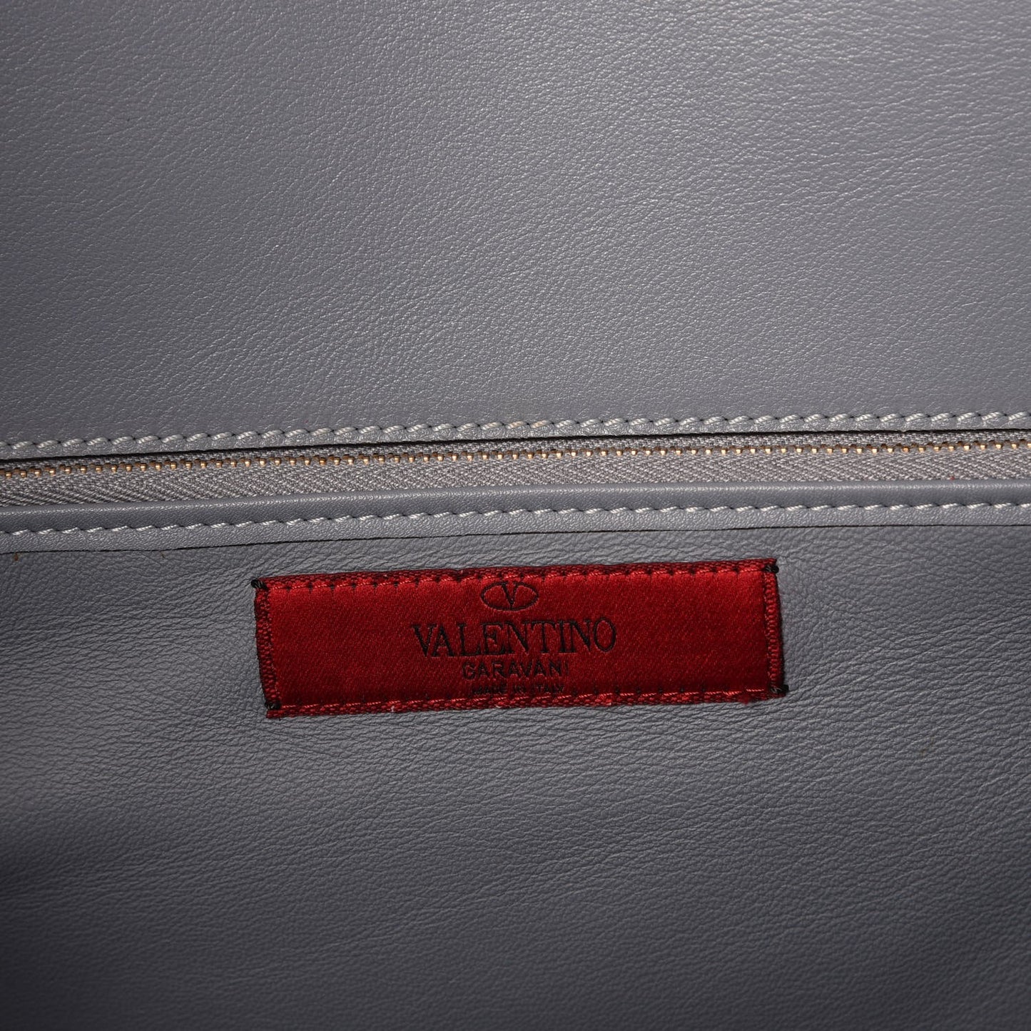 Calfskin Pocket Tote Blue
