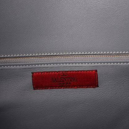Valentino Garavani Calfskin Pocket Tote Blue 7 of 11
