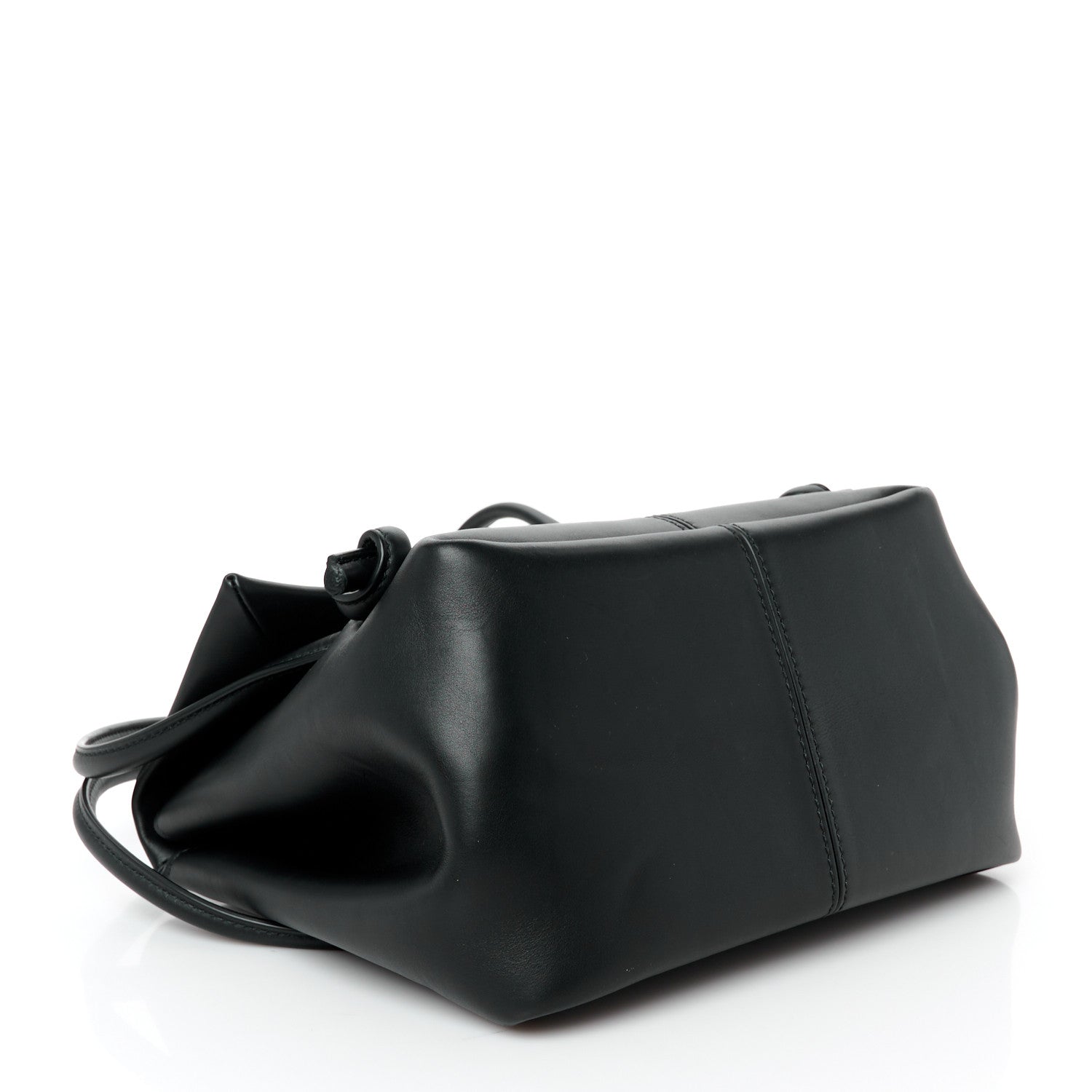 Bottega Veneta Calfskin Small Falcon Shoulder Bag Black 4 of 11