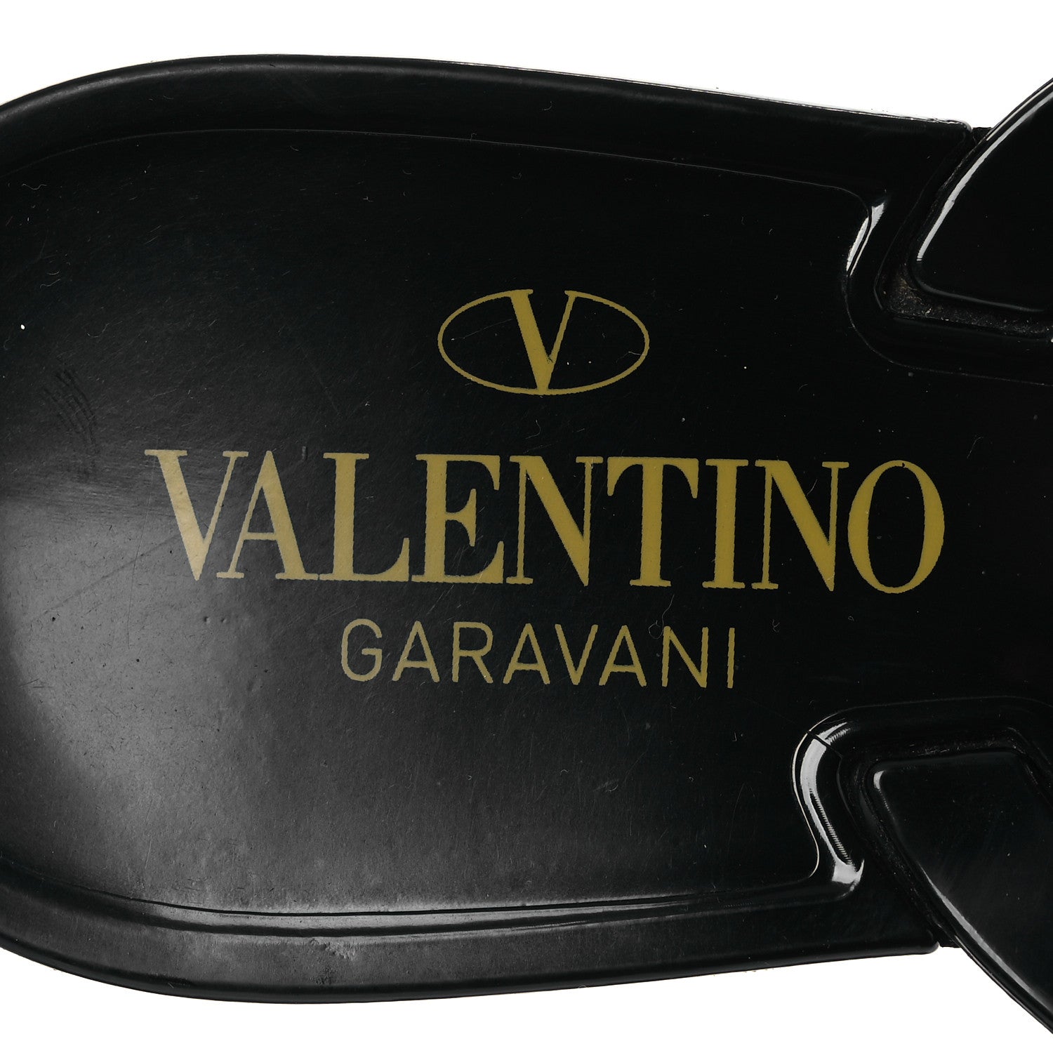 Valentino Garavani PVC Jelly Rockstud Bow Thong Sandals 41 Black 9 of 12