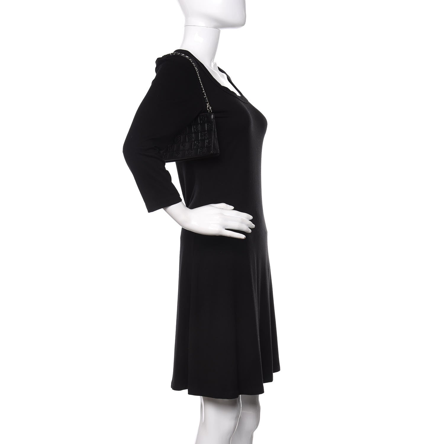 Chanel Lambskin Precious Symbols Pochette Black 2 of 11