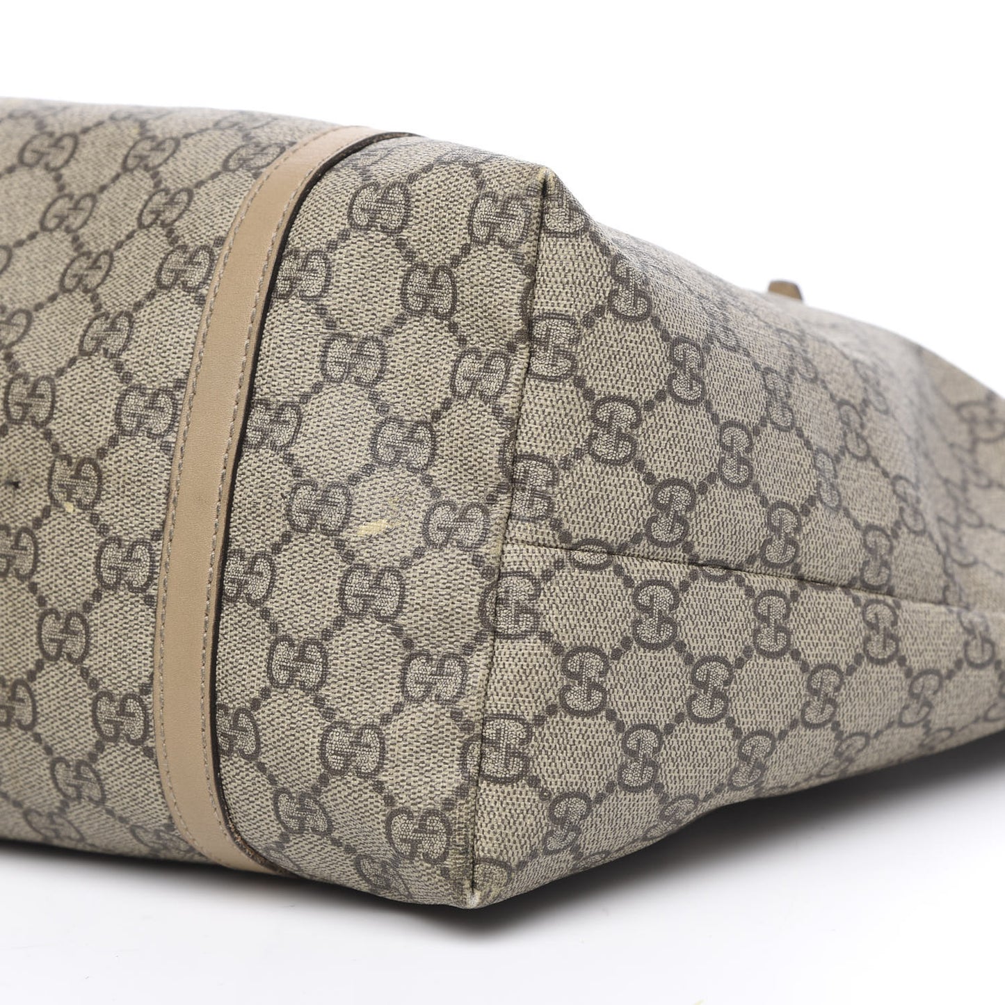GG Supreme Monogram Medium Nice Tote Beige