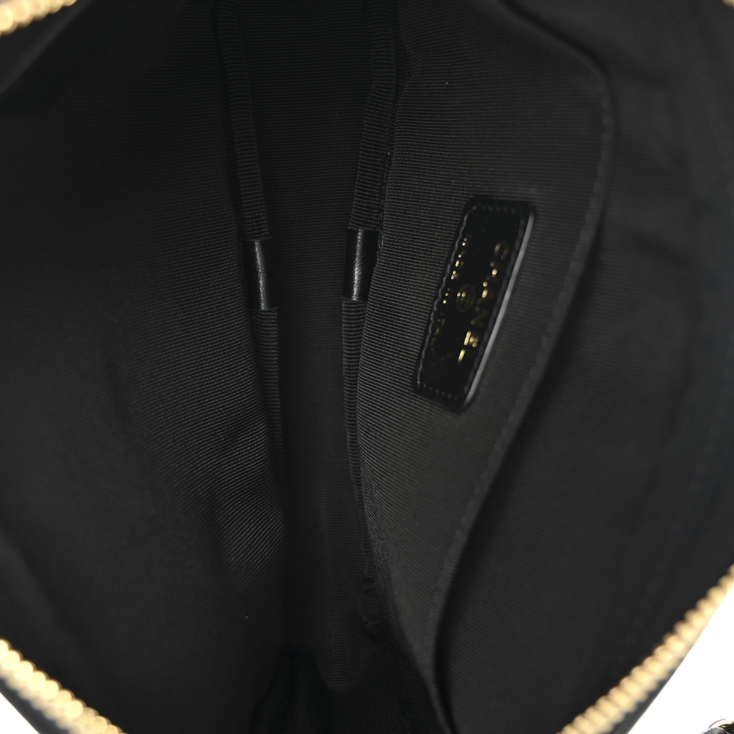 Chanel Lambskin Quilted Waist Bag Black 5 of 10