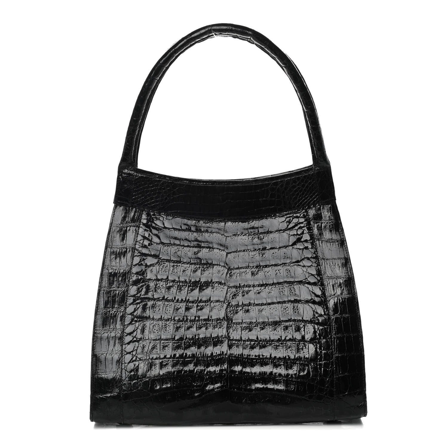 Nancy Gonzalez Crocodile Top Handle Bag Black 1 of 10