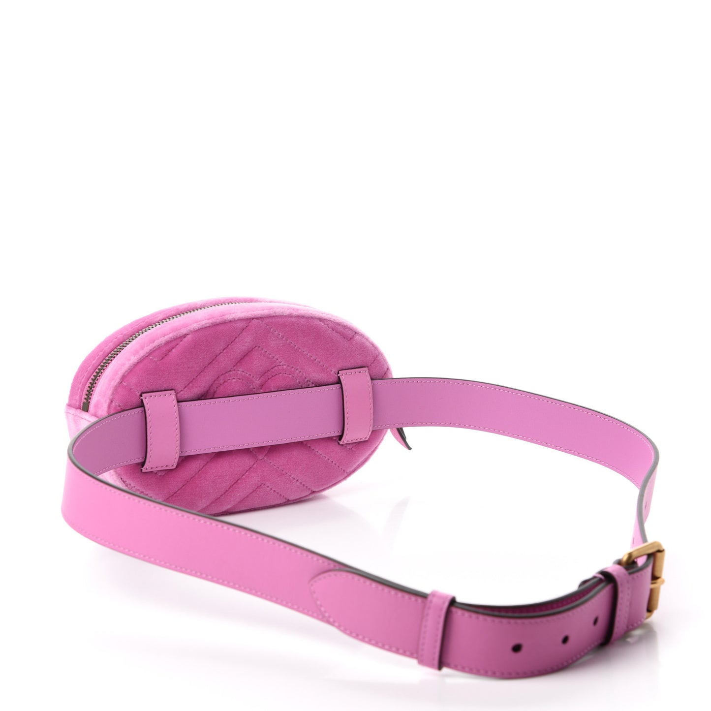Velvet Matelasse Marquise Crystals GG Marmont Belt Bag 95 38 Malva
