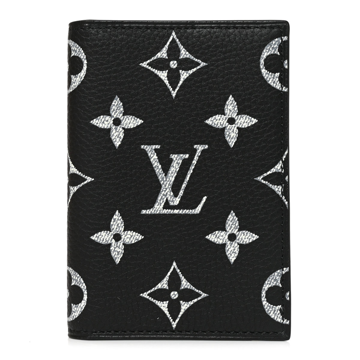Calfskin Monogram Firefly Pocket Organizer P9 Black