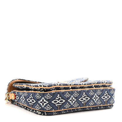 Louis Vuitton Jacquard Since 1854 Pochette Metis Blue 3 of 10