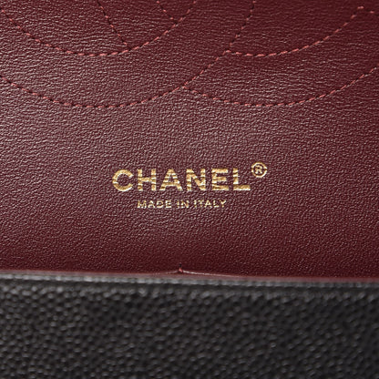 Chanel Caviar Quilted Jumbo Double Flap Black 6 of 8